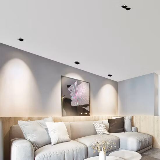 Коммерческий настенный светильник Allway Down Light Встраиваемый светодиодный тонкий квадратный потолочный светильник